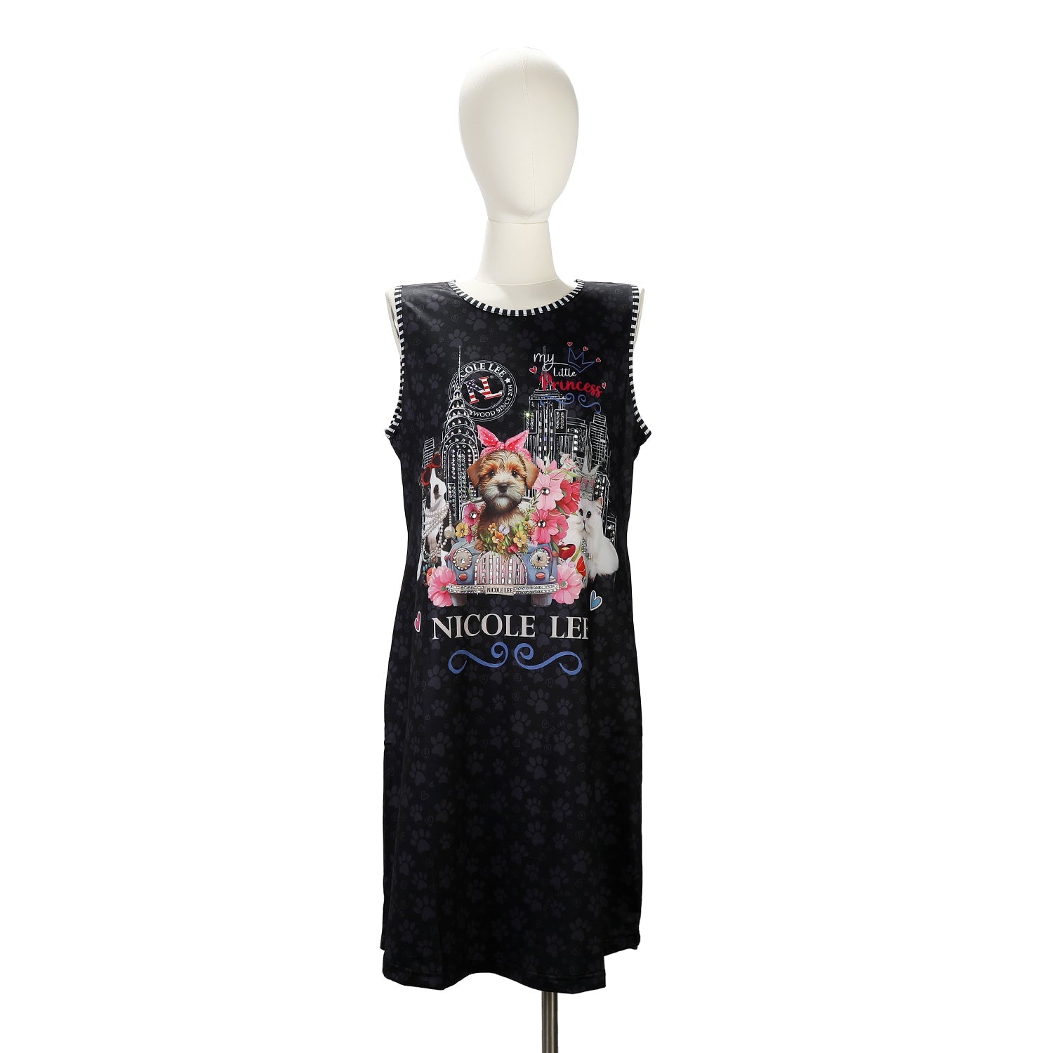 VESTIDO DE TIRANTES NICOLE LEE CON BRILLOS (FAMILY YEARBOOK)