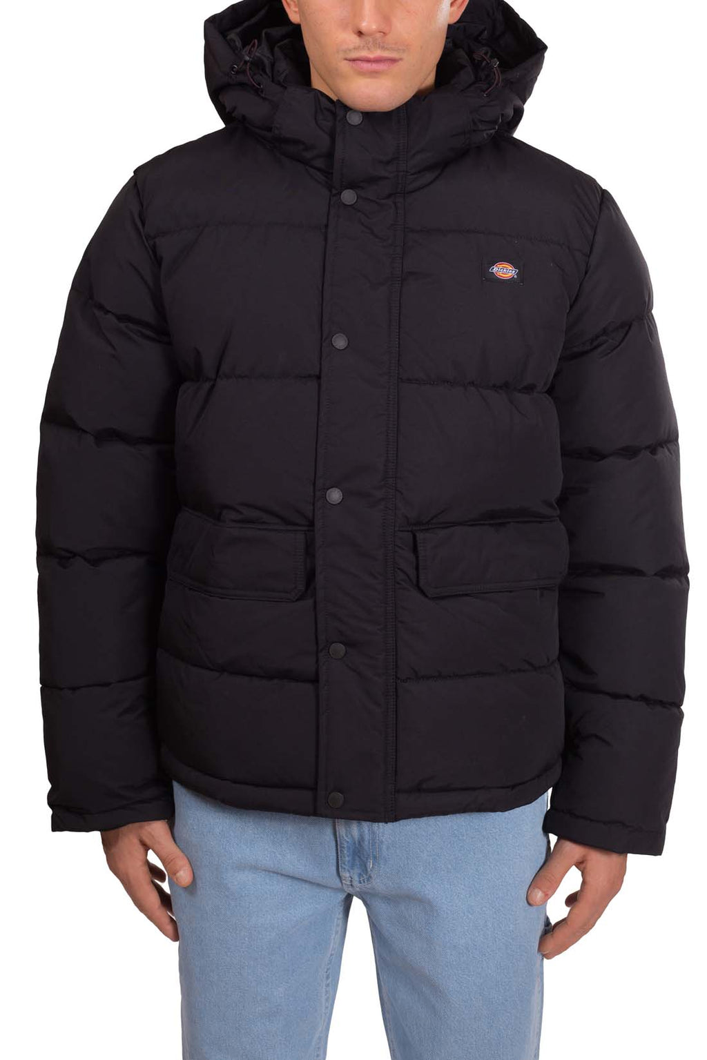 DICKIES - Men's padded jacket with hood and logo
