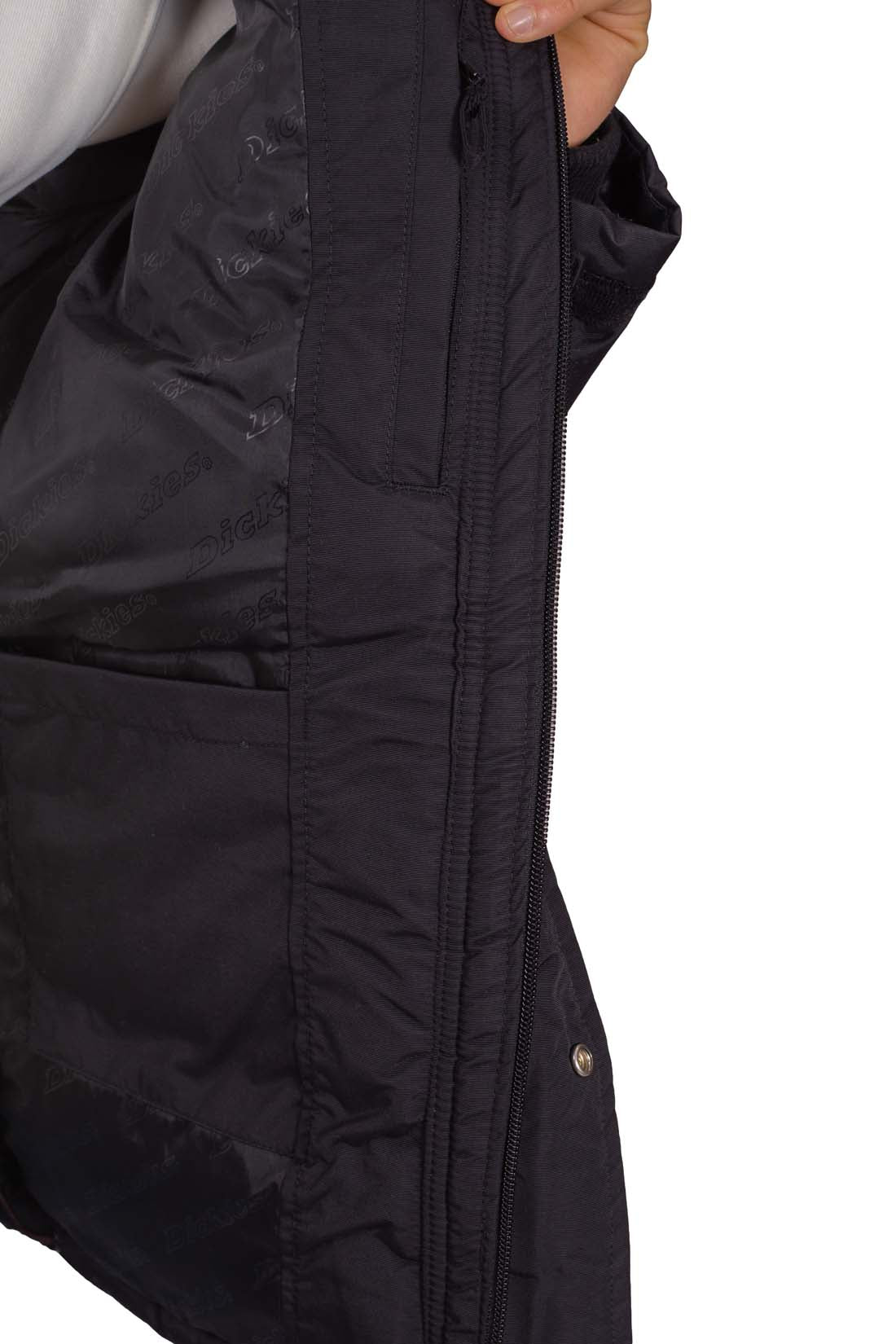 DICKIES - Men's padded jacket with hood and logo