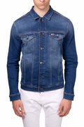 TOMMY JEANS - Men's regular jacket in faded denim  - Size