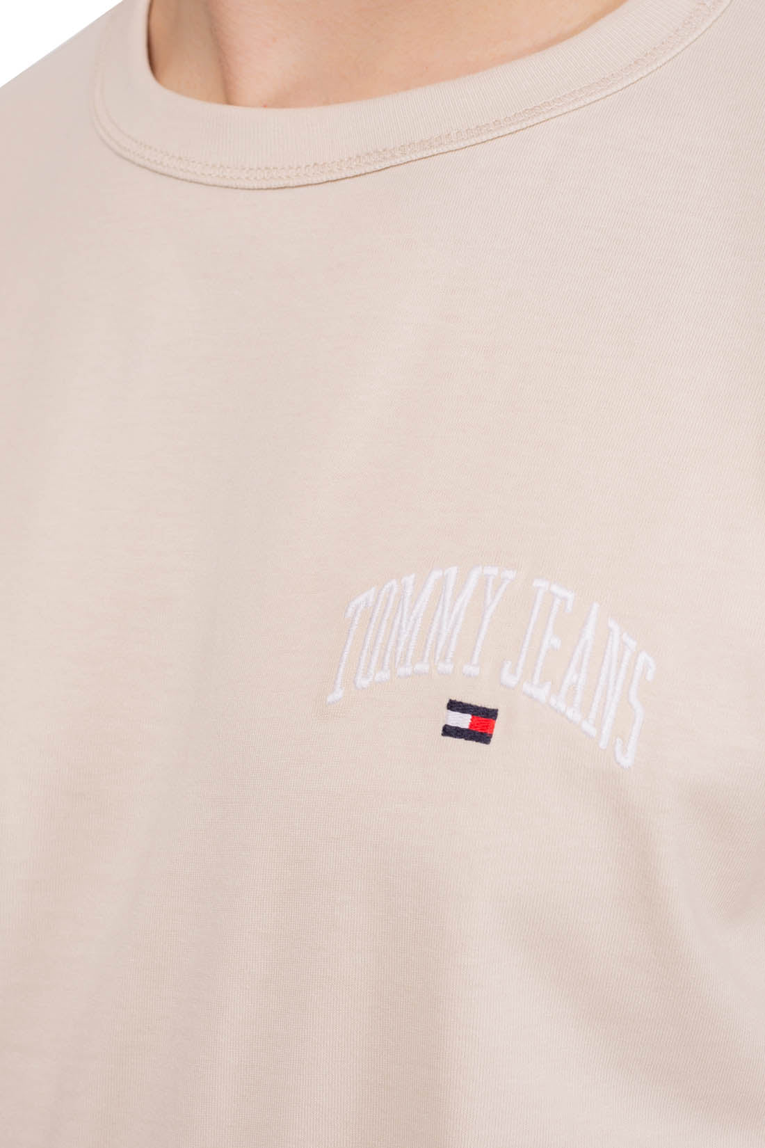 TOMMY JEANS - Men's regular T-shirt with varsity logo  - Size 3XL