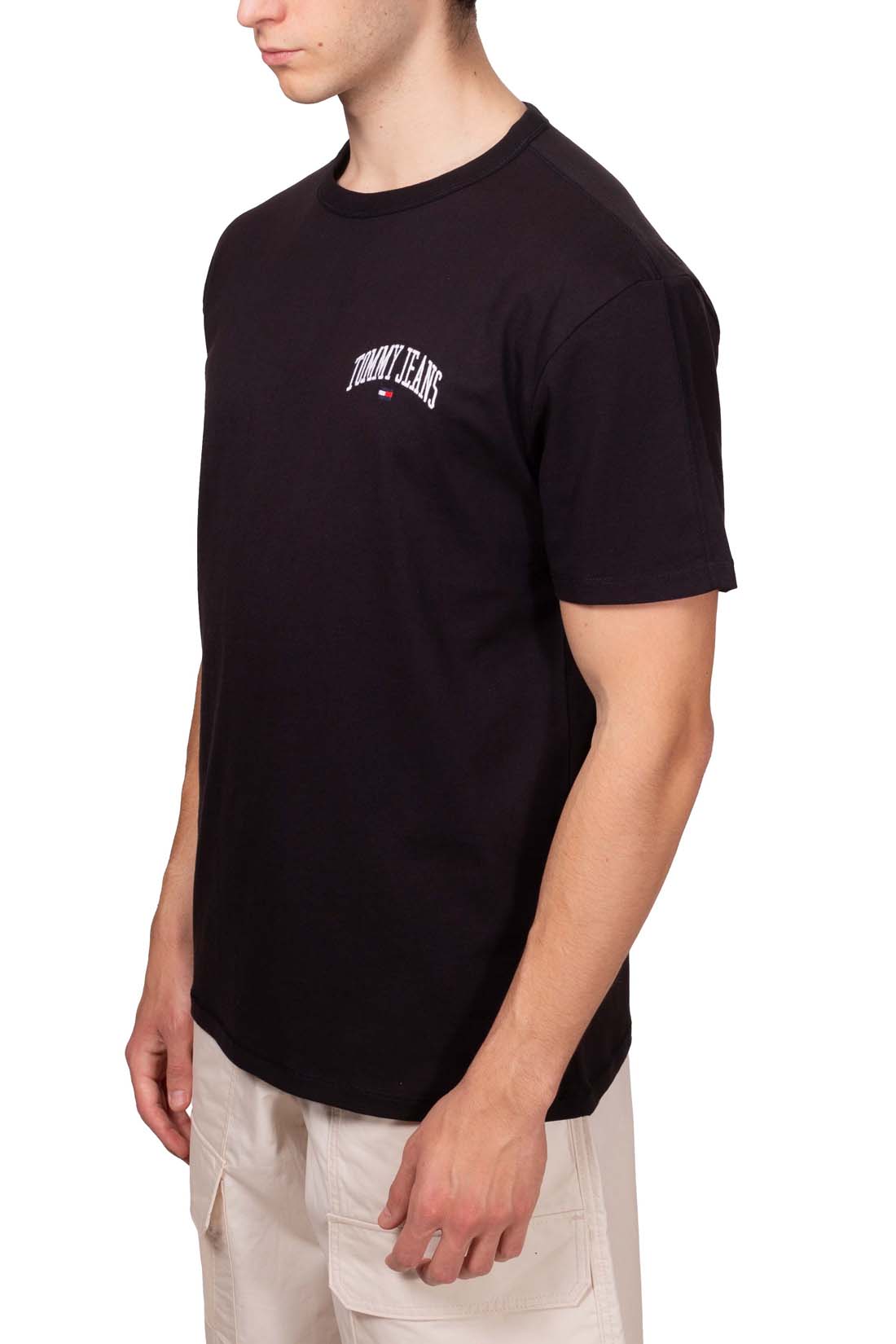 TOMMY JEANS - Men's regular T-shirt with varsity logo  - Size 3XL
