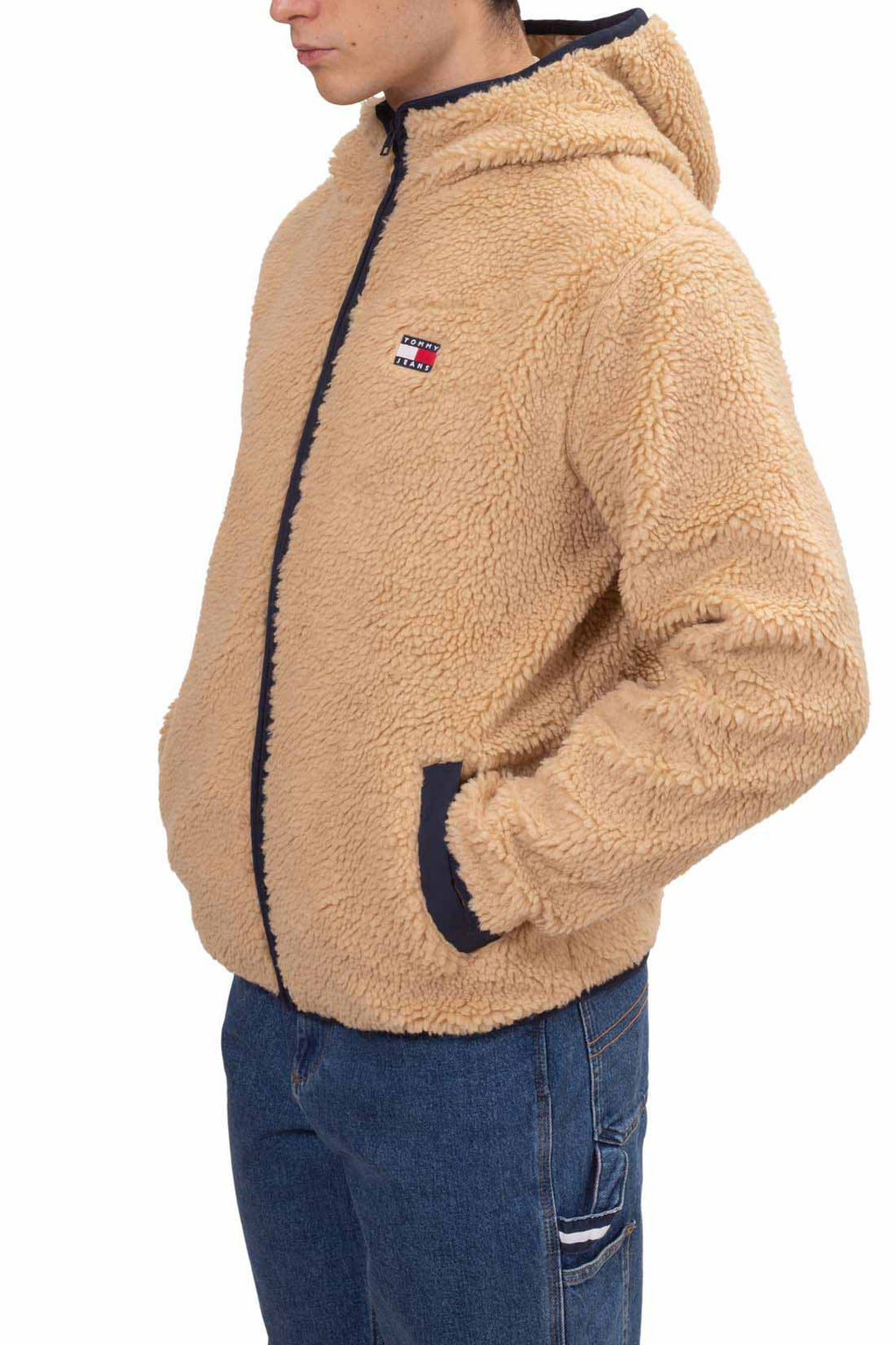 TOMMY JEANS - Men's fleece sweatshirt with logo
