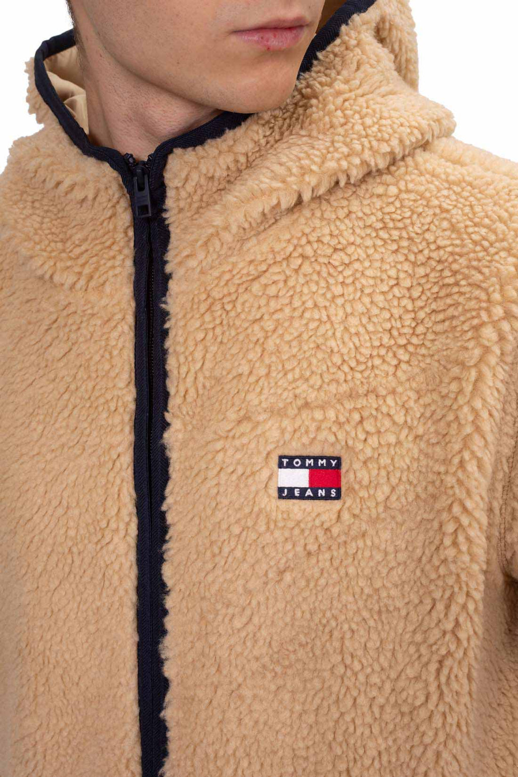 TOMMY JEANS - Men's fleece sweatshirt with logo