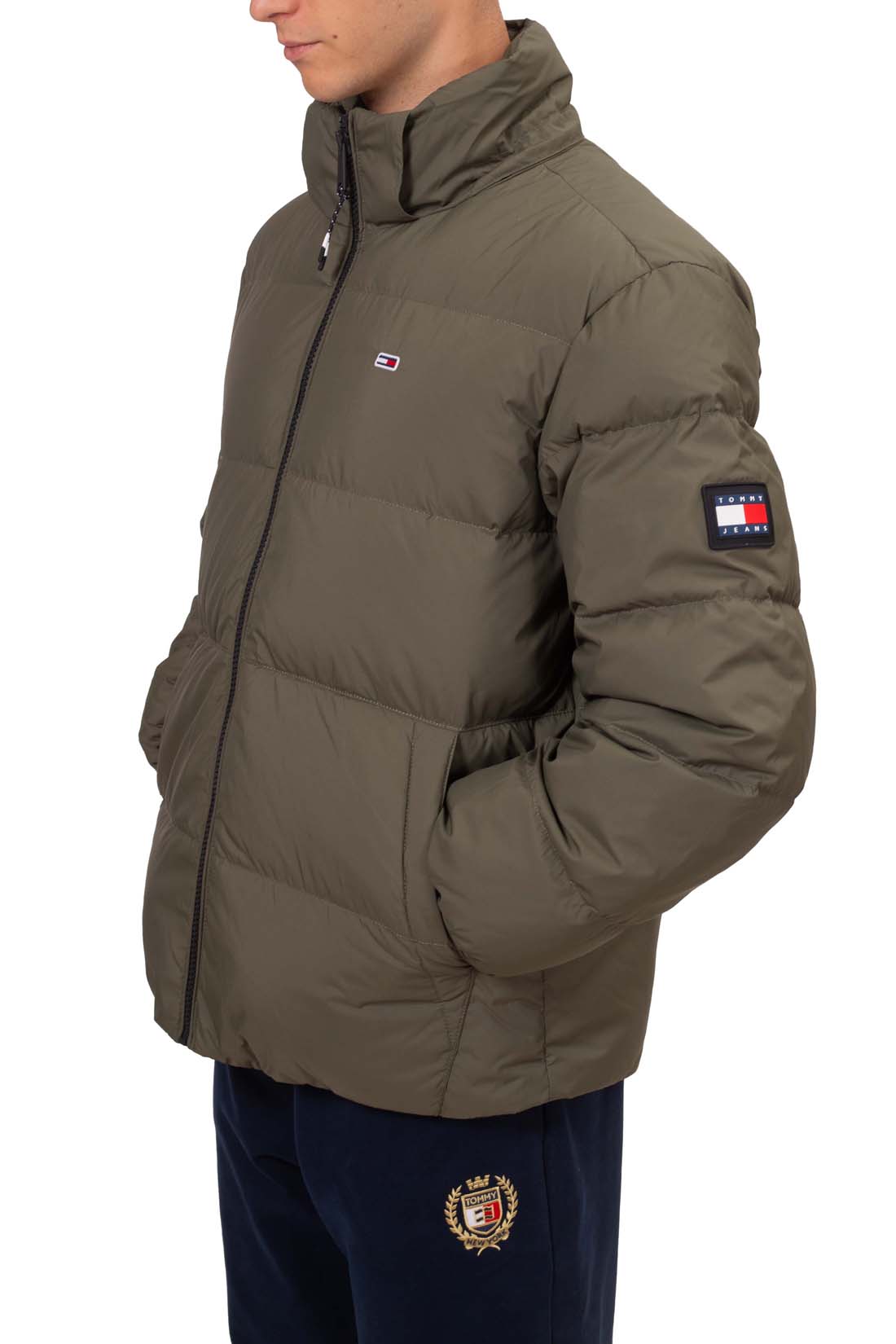TOMMY JEANS - Men's water-repellent jacket with removable hood - Size XL
