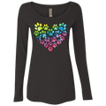 Ladies' Triblend LS Scoop