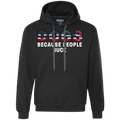 Unisex Heavyweight Hoodie Dogs Because People Suck