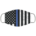 Thin Blue Line Face Mask