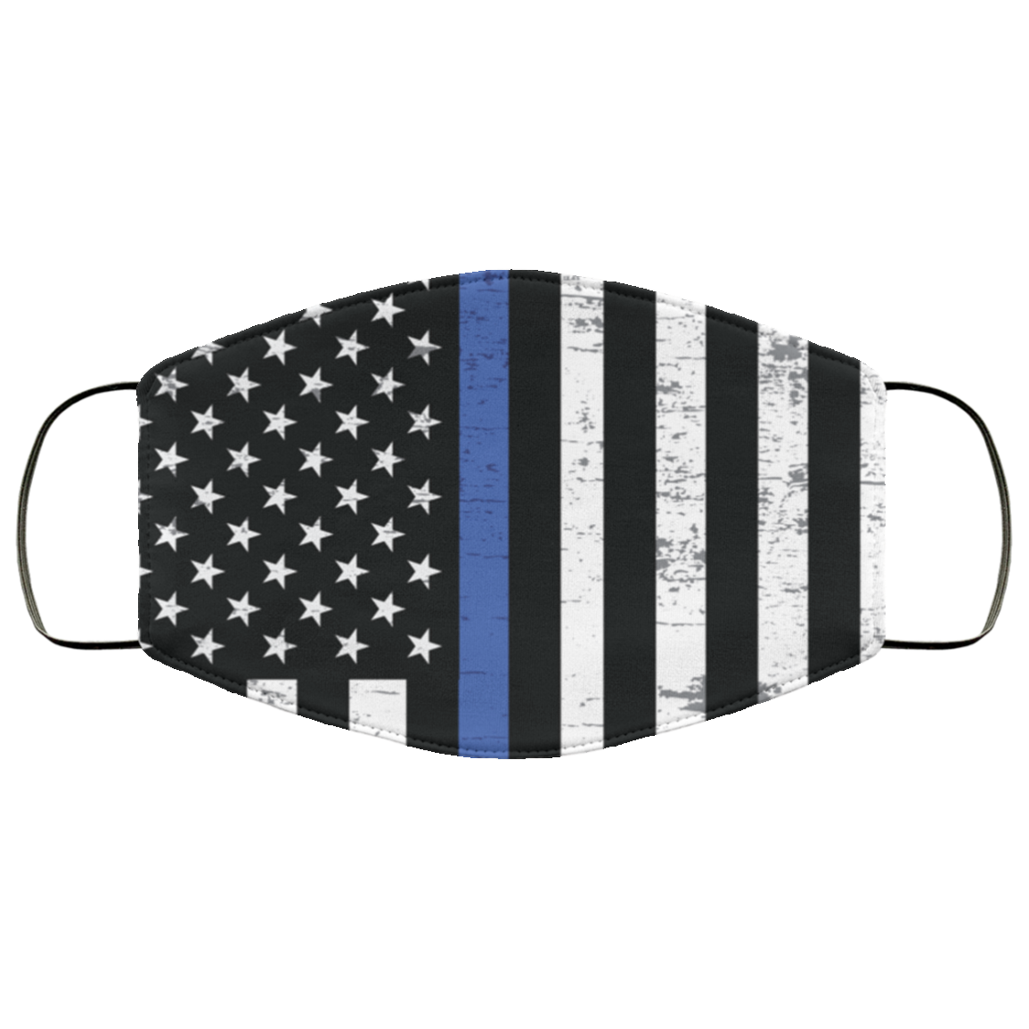 Thin Blue Line Face Mask