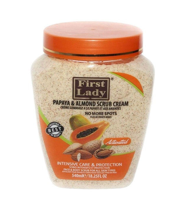 First Lady Papaya And Almond Scrub Cream 540ml