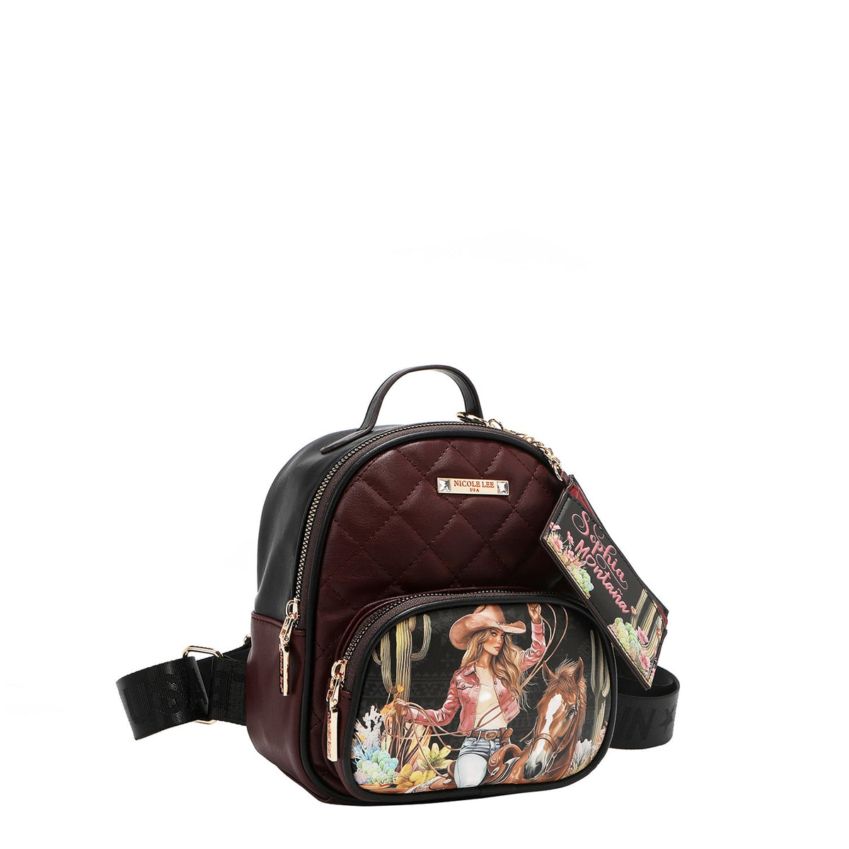 SET DE REGALO 2 PIEZAS (Mochila Mini + Porta Tarjetas) (SOFIA MONTANA)