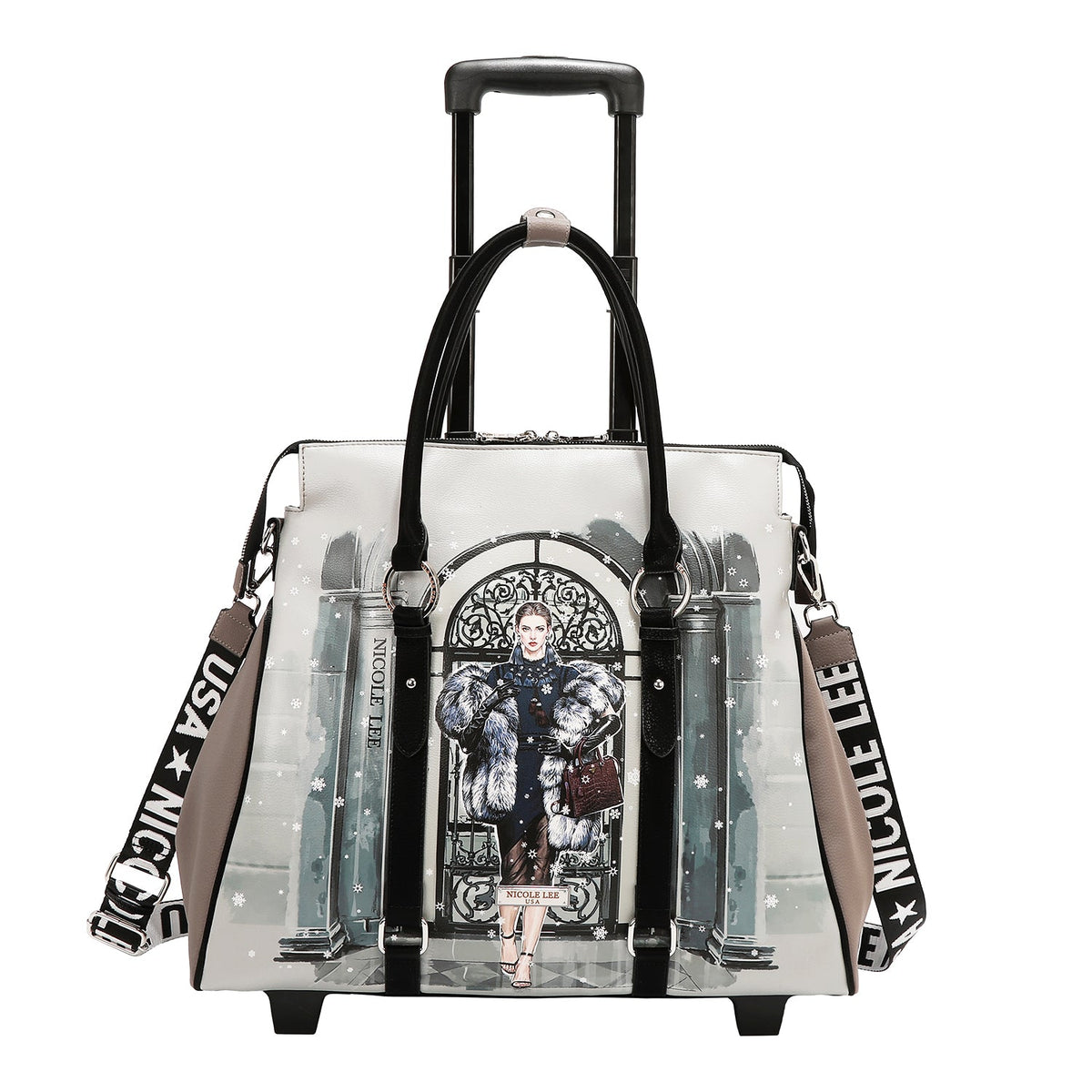 BOLSO TOTE RODANTE (MODA SNOWFLAKE)