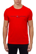 TOMMY HILFIGER - Men's regular T-shirt with embroidered logo - Size XL