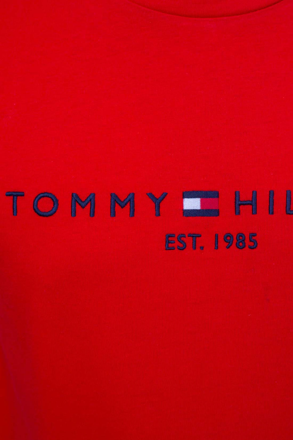 TOMMY HILFIGER - Men's regular T-shirt with embroidered logo - Size XL
