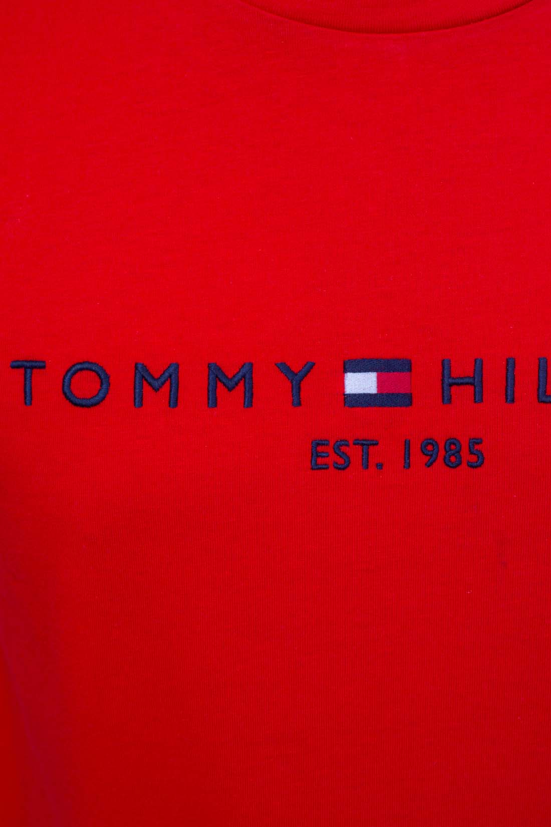 TOMMY HILFIGER - Men's regular T-shirt with embroidered logo - Size XL