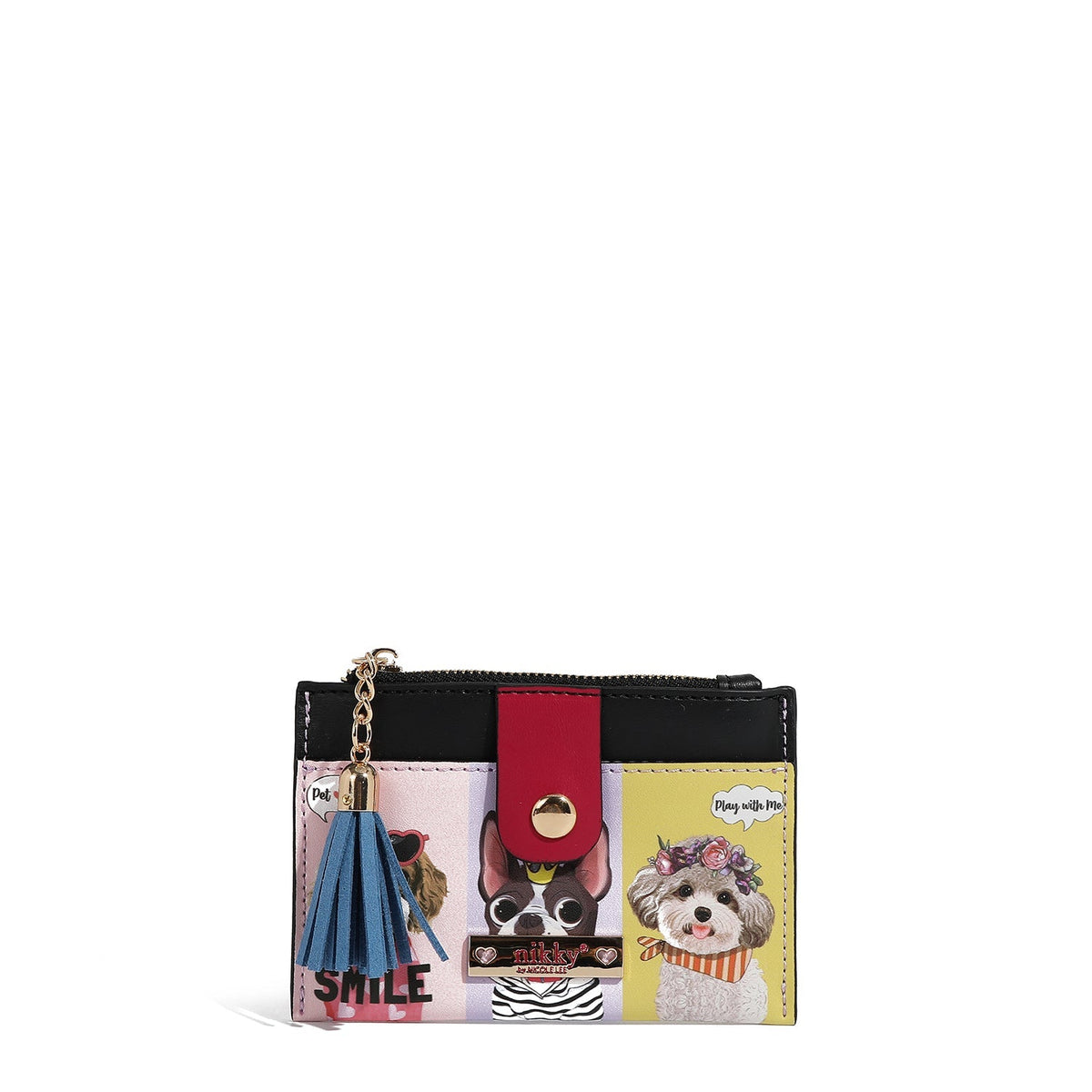 PORTA TARJETAS CON CREMALLERA (BEST BUDDIES)