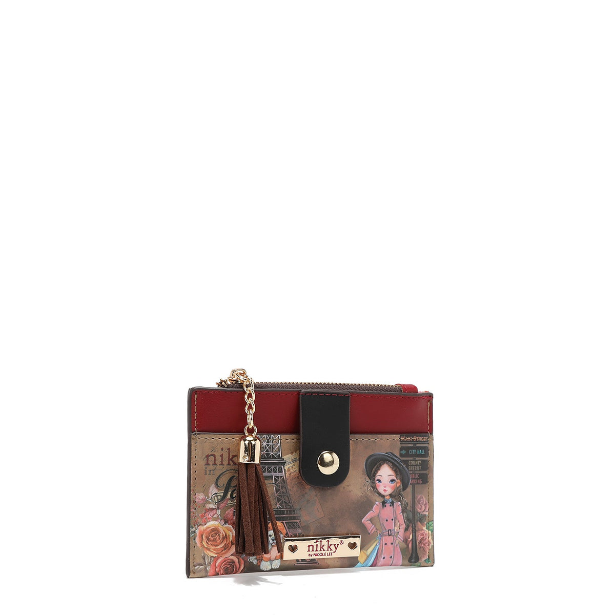 PORTA TARJETAS CON CREMALLERA (EMILY GOES PARIS)