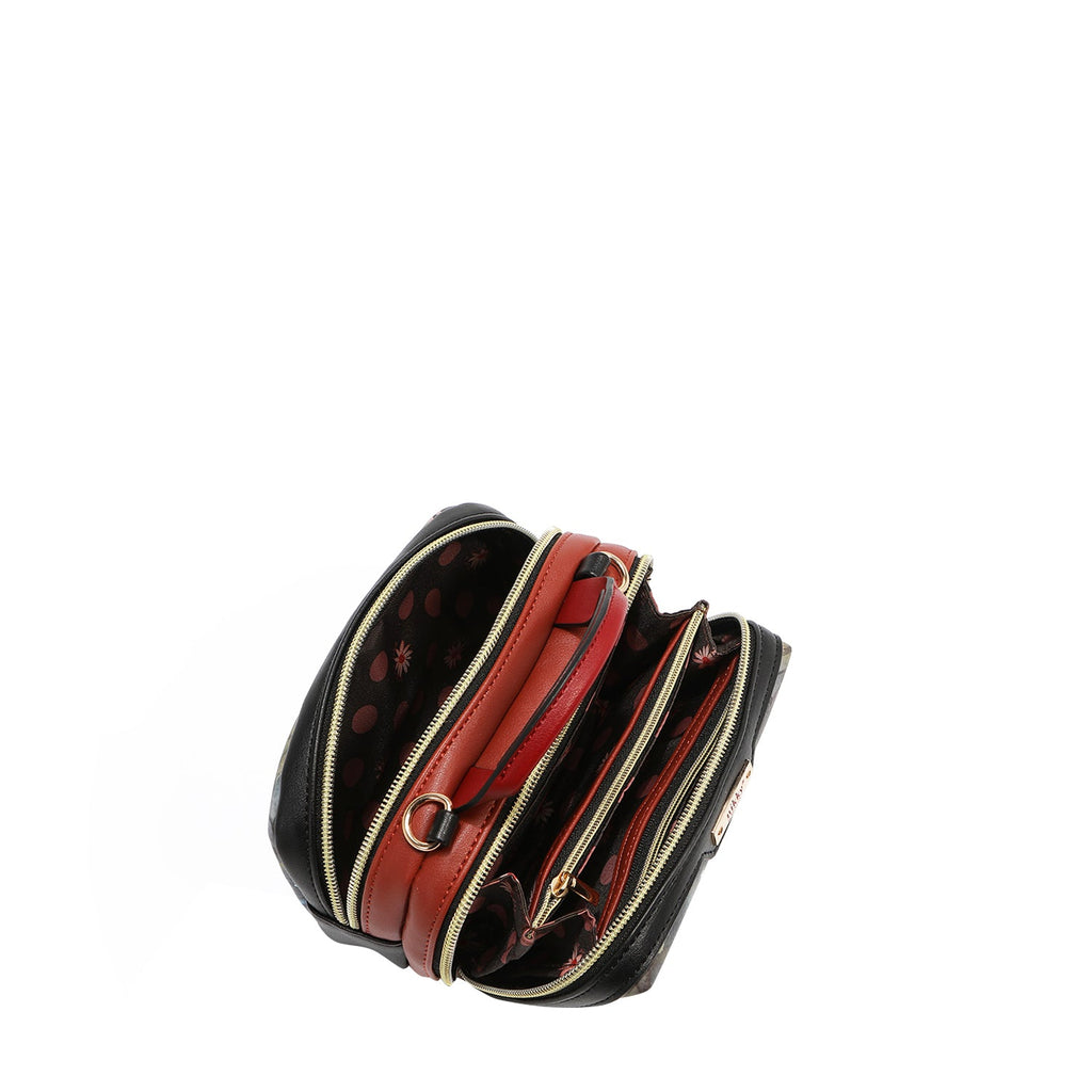 MINI BOLSO CRUZADO BOSTON CON DOBLE CREMALLERA (ESSENCE OF YOU)