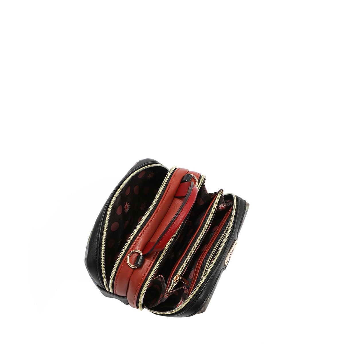 MINI BOLSO CRUZADO BOSTON CON DOBLE CREMALLERA (ESSENCE OF YOU)