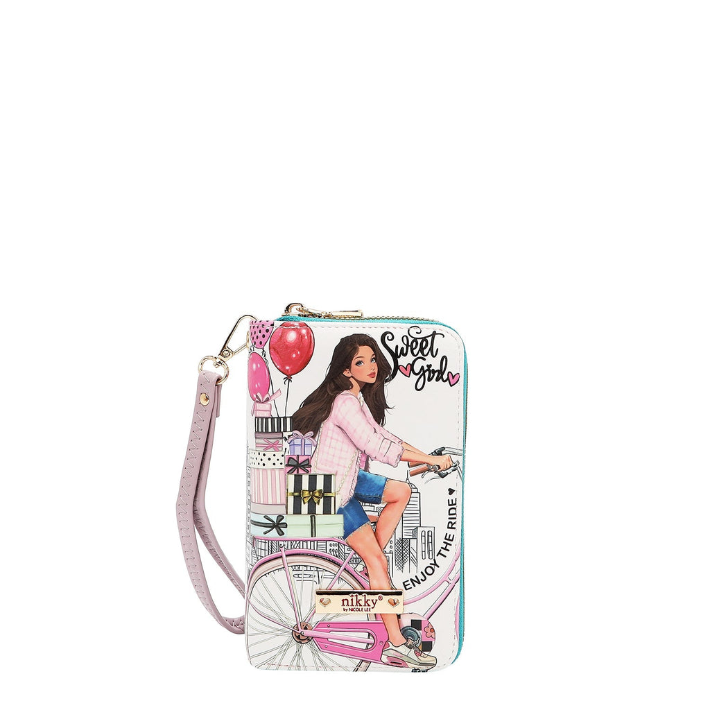CARTERA MEDIANA CON DOBLE CREMALLERA (SWEET GIRL)
