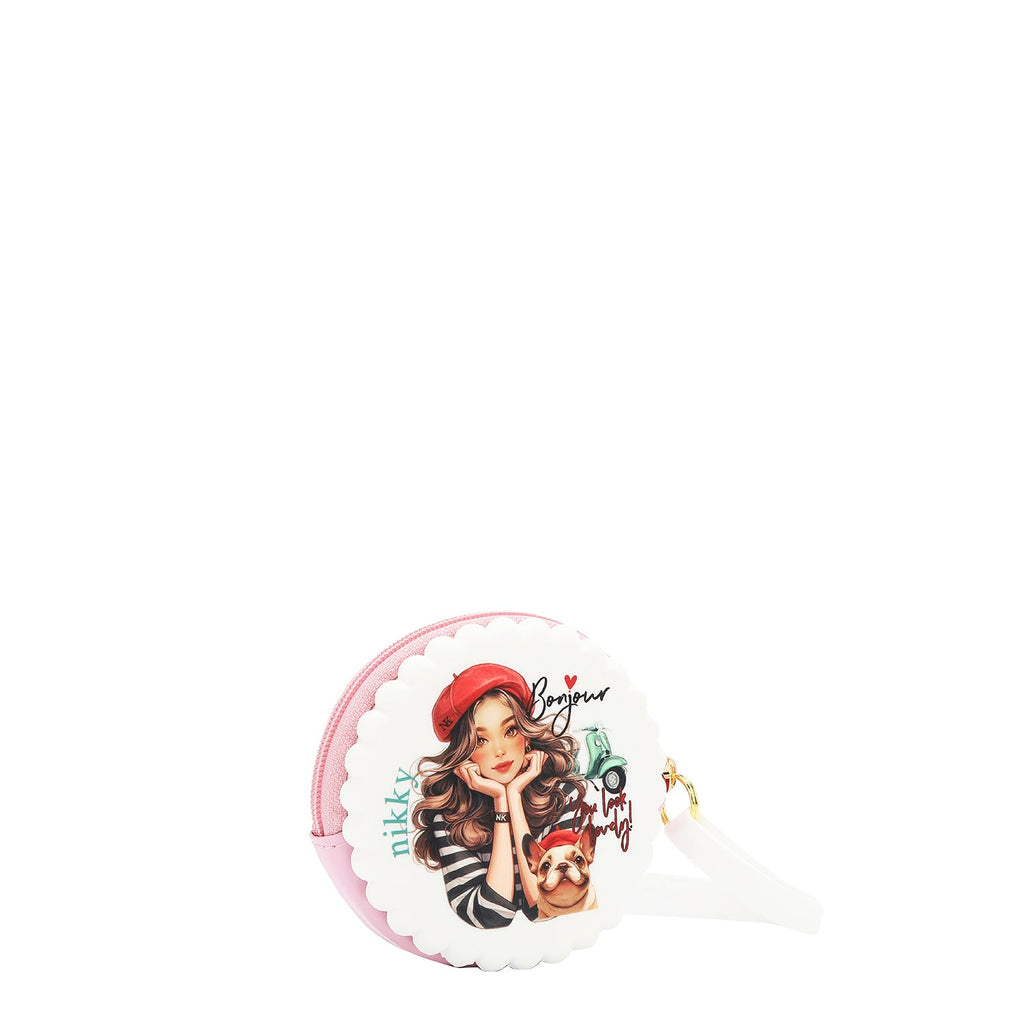 ESTUCHE REDONDO DE SILICONA CON PULSERA (EIFFEL DREAMS BLANCO)-1