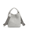 BOLSA JUNI CON ESTUCHE (PLATEADO)