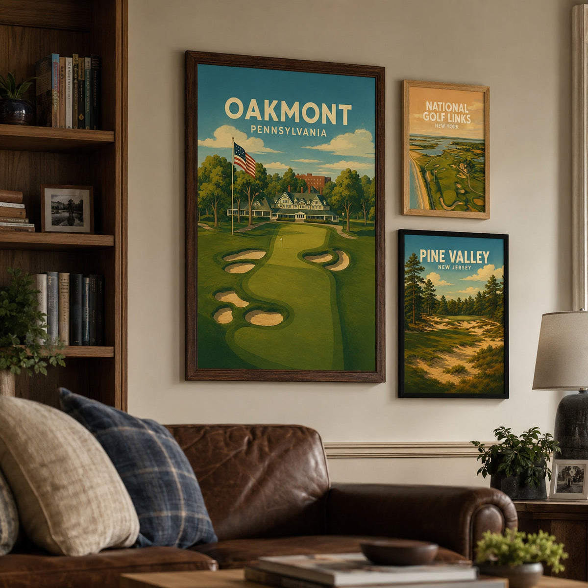 Oakmont Golf Poster – Pennsylvania Golf Course Wall Art