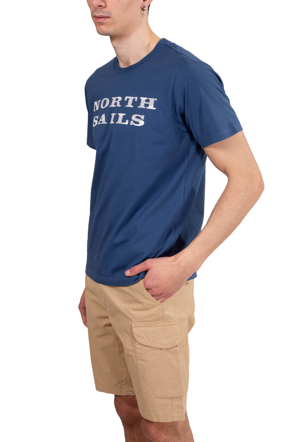 NORTH SAILS - Men's T-shirt with graphic logo  - Size 4XL