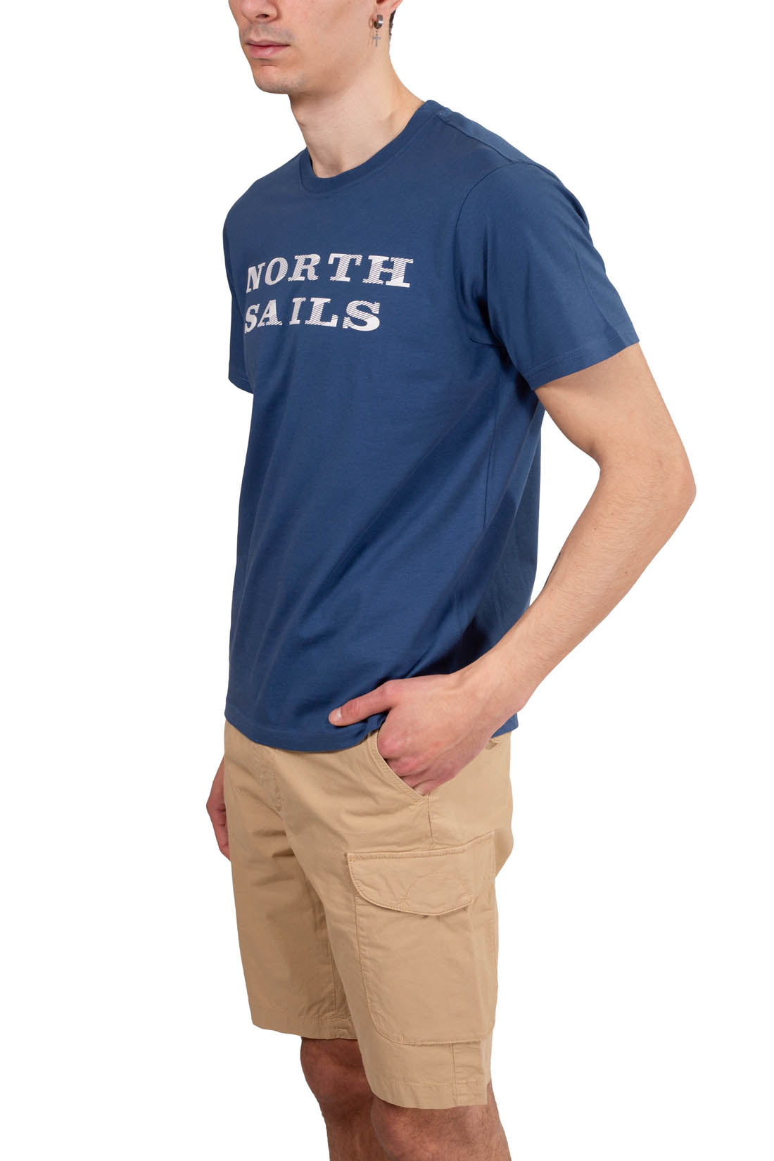 NORTH SAILS - Men's T-shirt with graphic logo  - Size 4XL