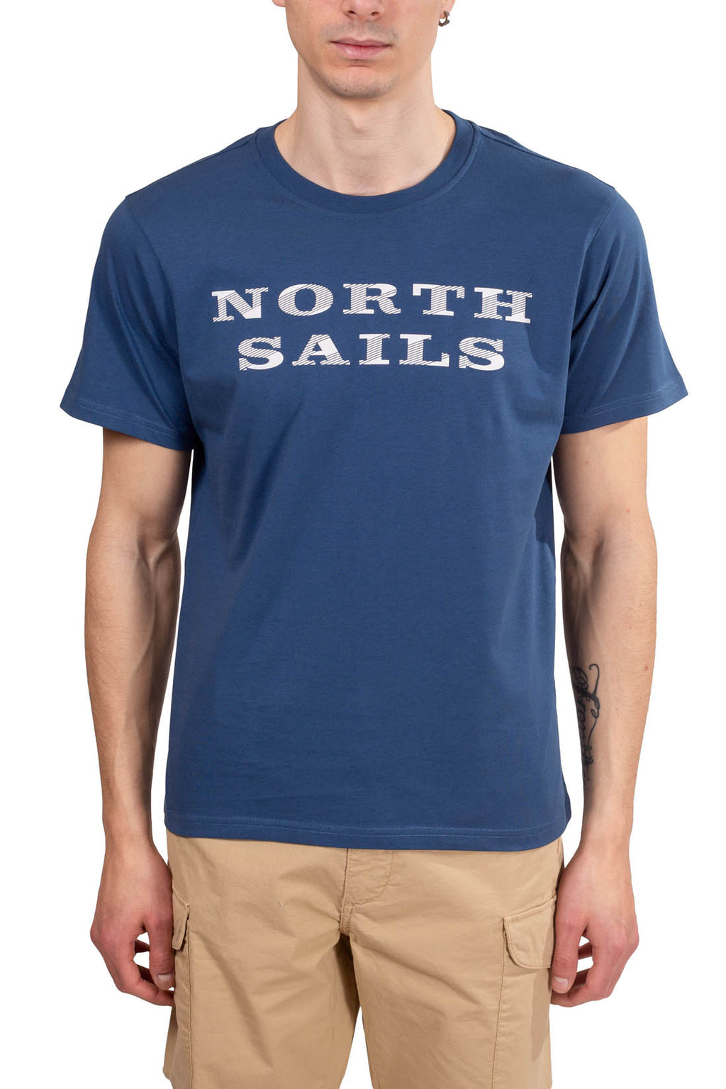 NORTH SAILS - Men's T-shirt with graphic logo  - Size 4XL