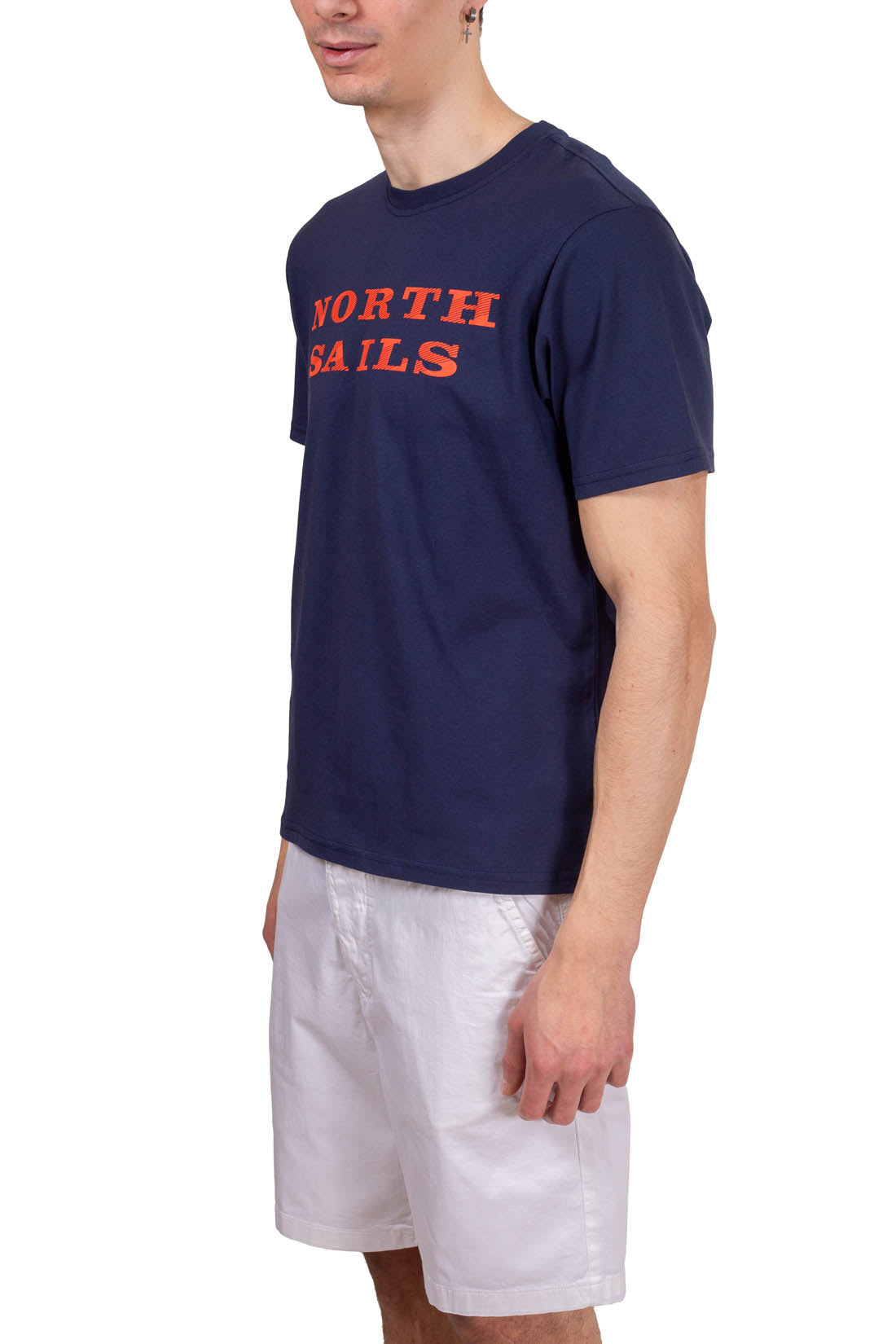 NORTH SAILS - Men's T-shirt with graphic logo  - Size 4XL