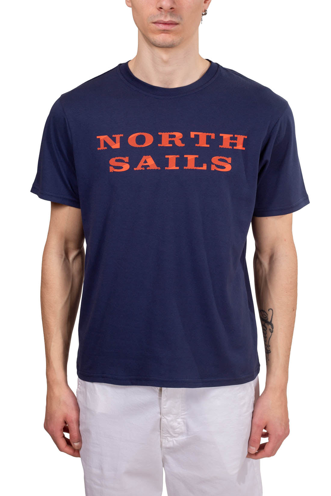 NORTH SAILS - Men's T-shirt with graphic logo  - Size 4XL