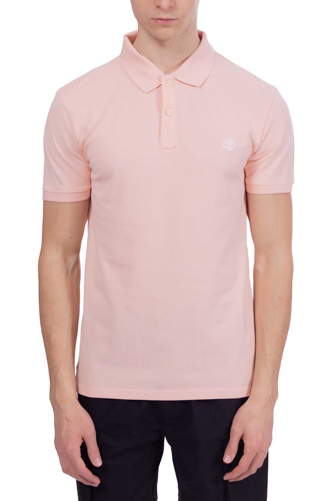 TIMBERLAND - Men's slim logo polo shirt