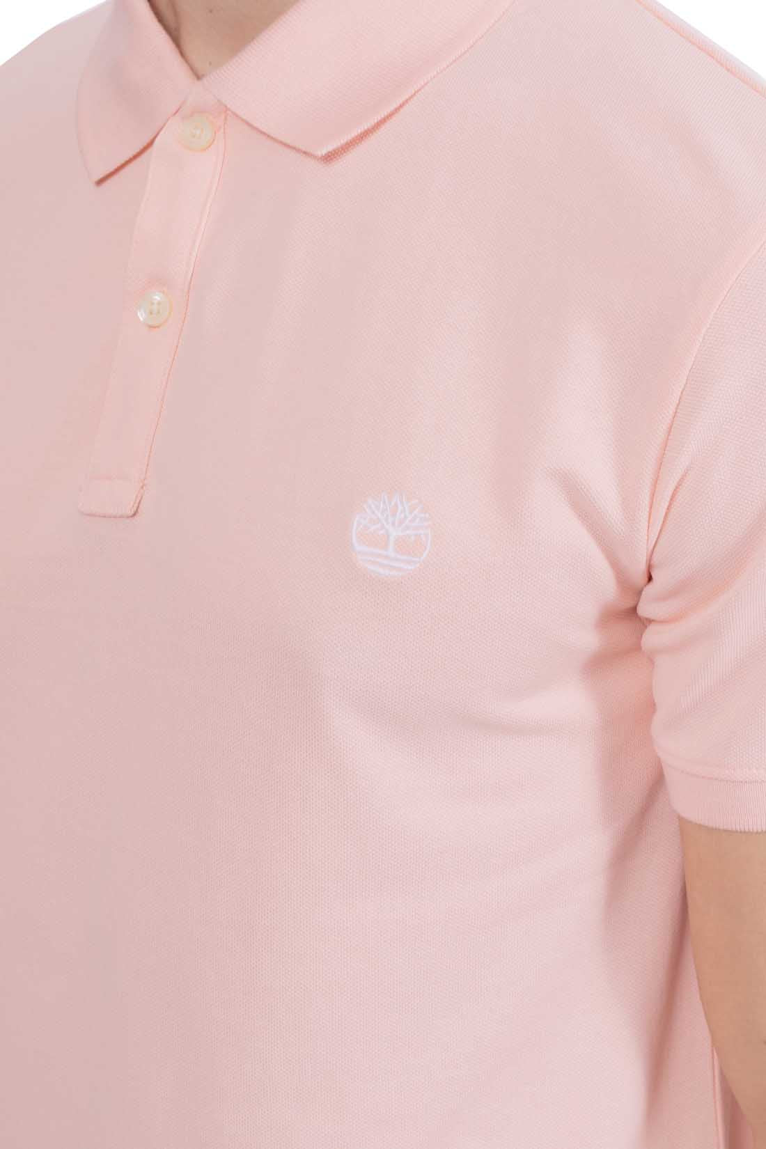 TIMBERLAND - Men's slim logo polo shirt