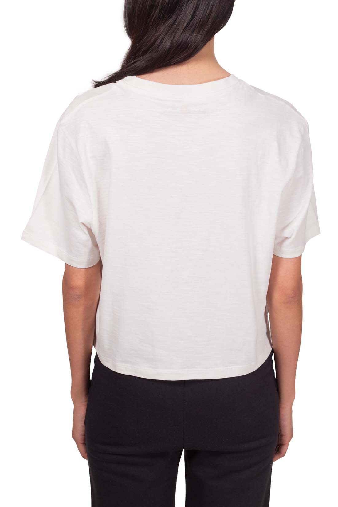 TIMBERLAND - Men's relaxed crop T-shirt in slub cotton  - Size XL