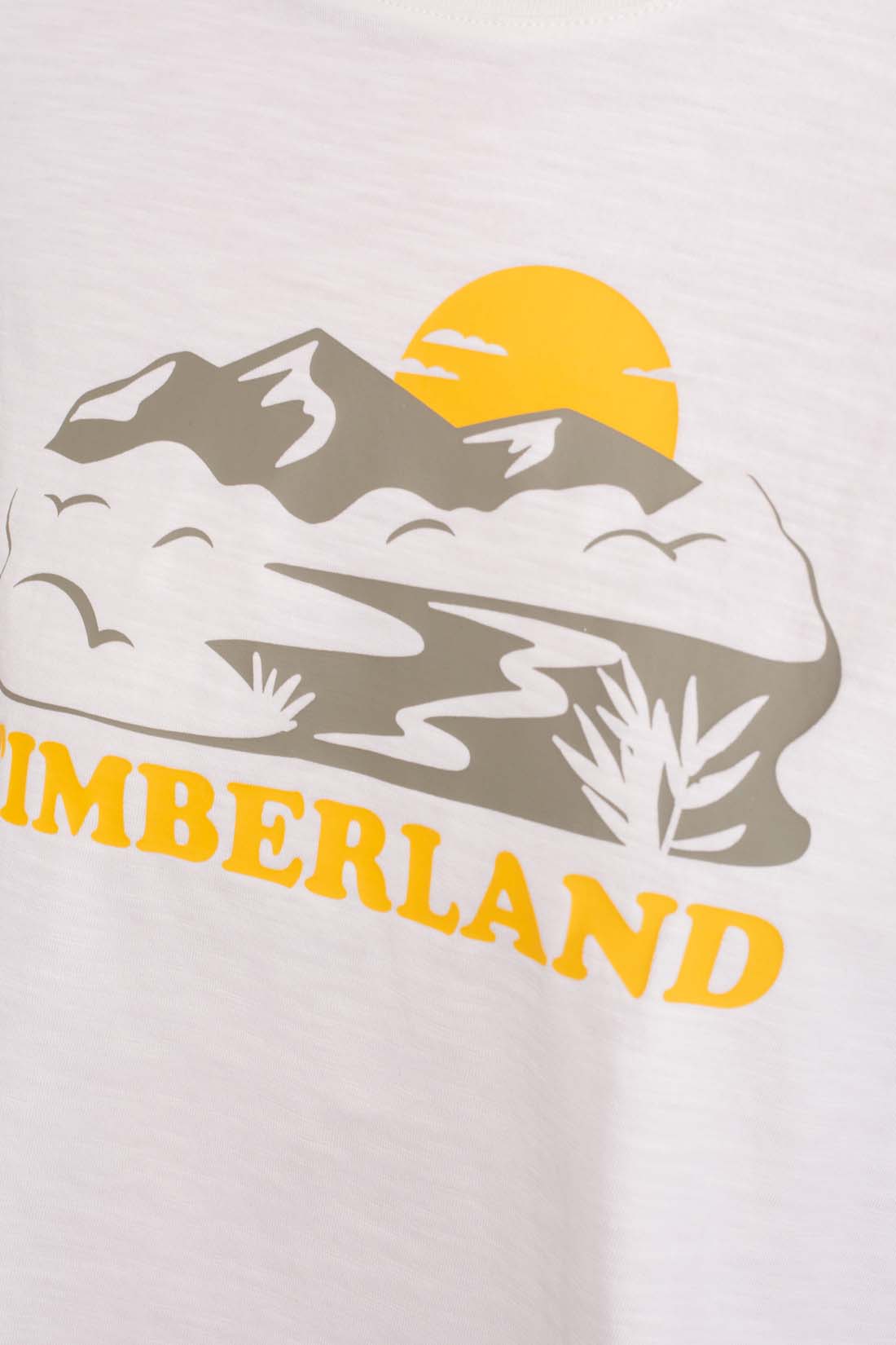 TIMBERLAND - Men's relaxed crop T-shirt in slub cotton  - Size XL