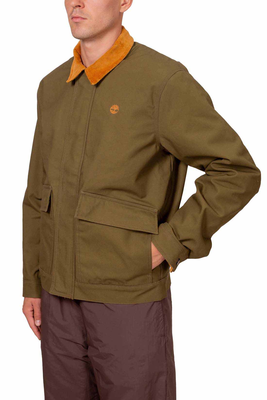 TIMBERLAND - Men's jacket with corduroy details