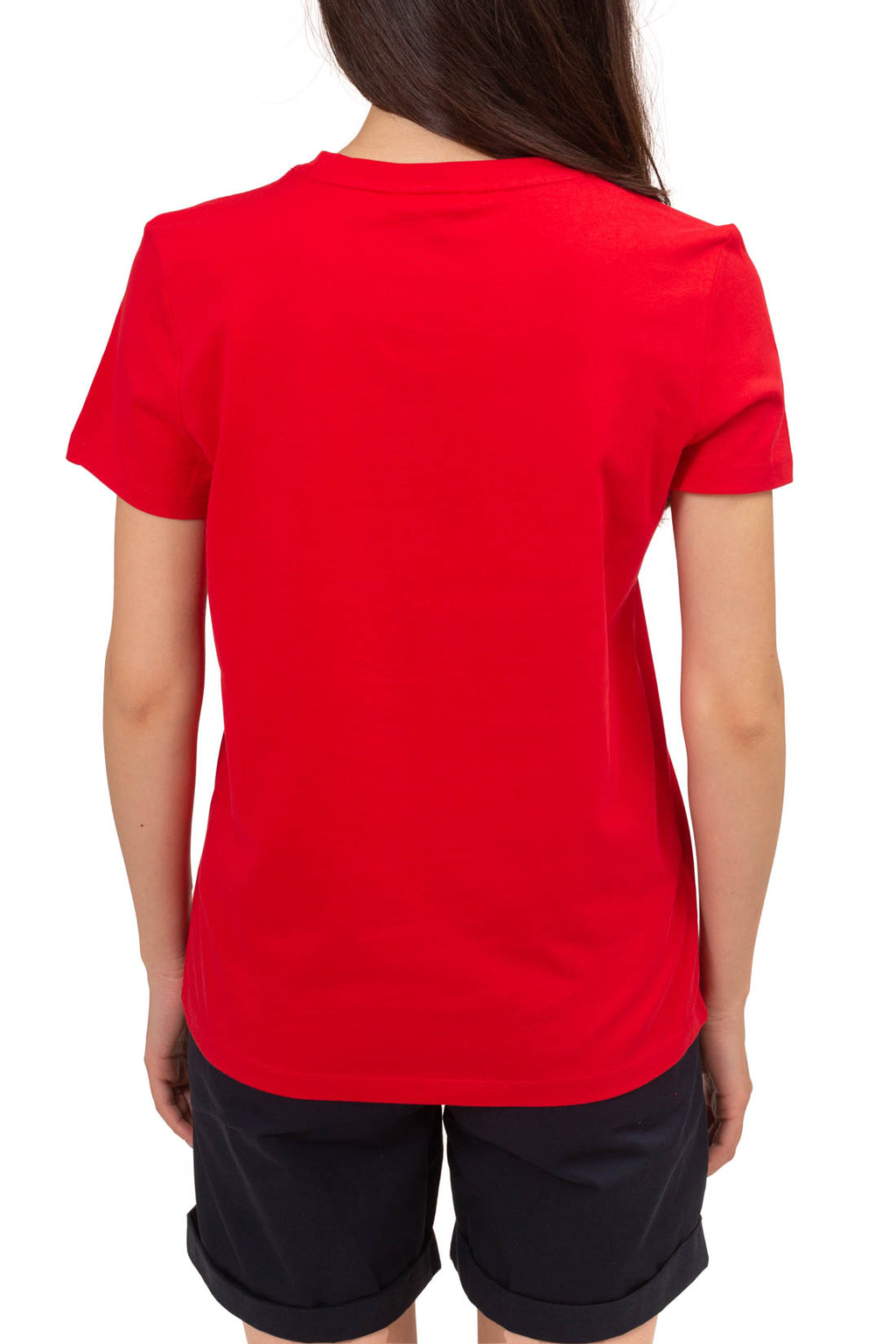 TOMMY HILFIGER - Women's T-shirt with signature logo  - Size S