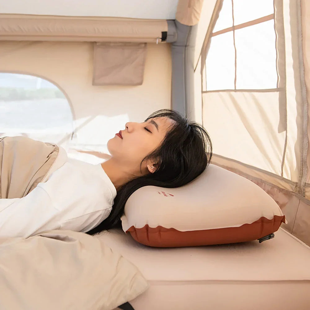 3D Comfortable Inflatable Travel Pillow