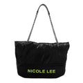 BOLSO GRANDE CON SOLAPA ACOLCHADO (NEGRO)