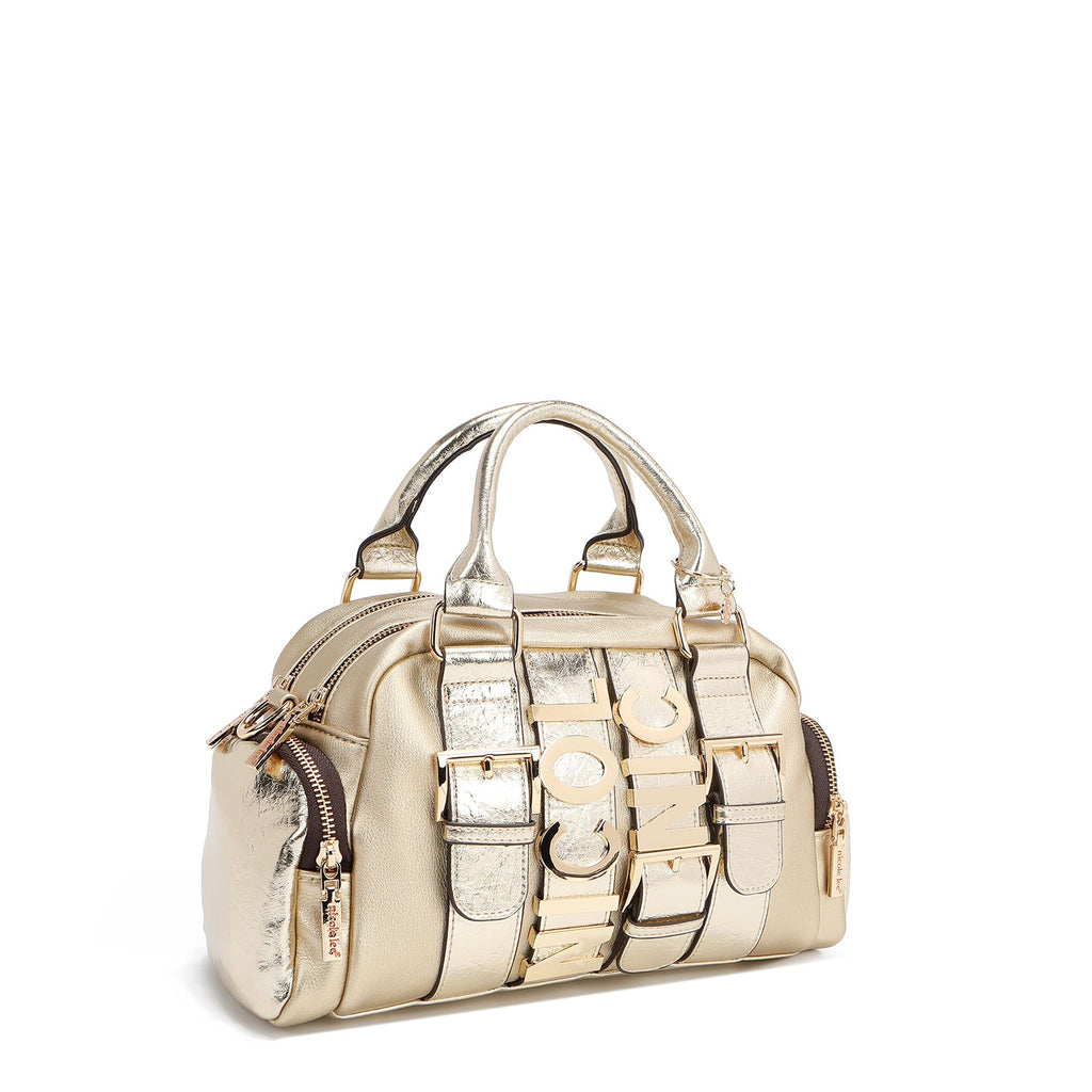 CALISTA BOLSO DE MANO MULTI BOLSILLO (DORADO)