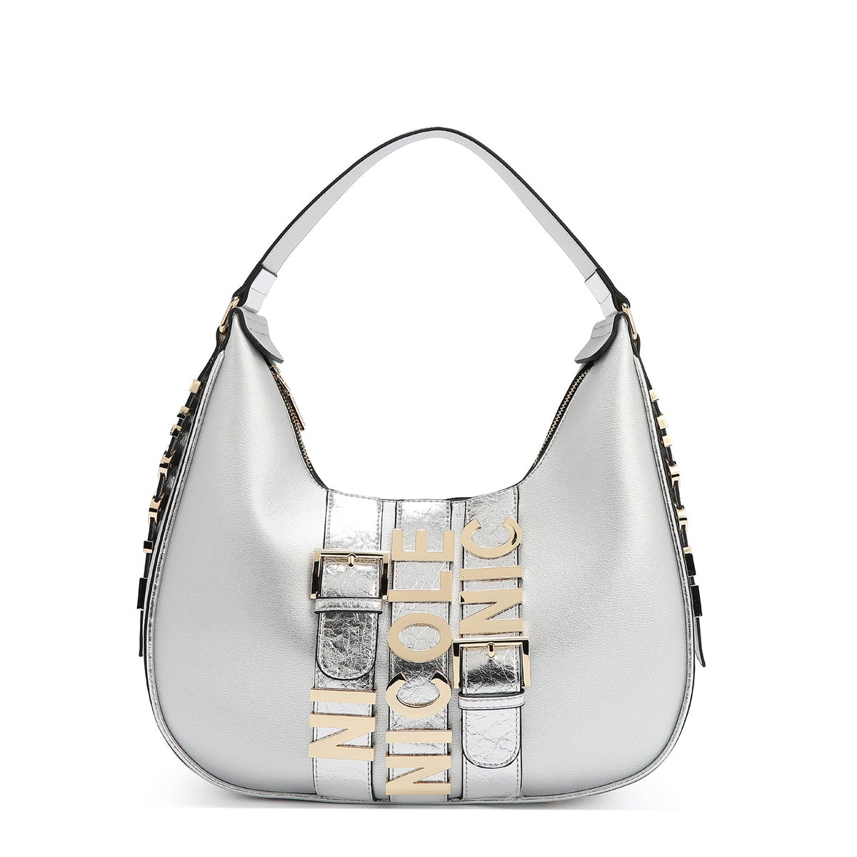 CALISTA BOLSO DE HOMBRO GRANDE (PLATEADO)
