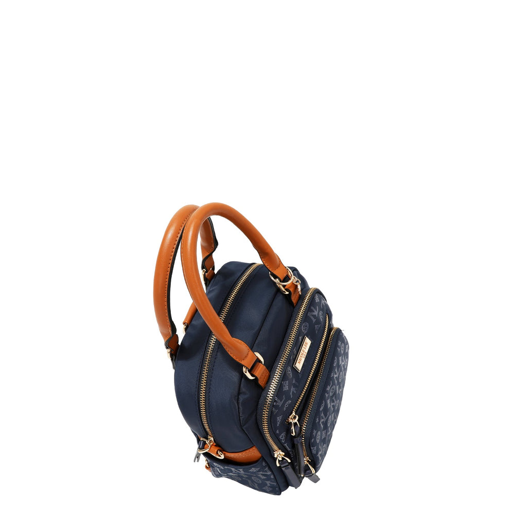 BOLSO MULTIUSOS CON LOGOTIPO DE MONOGRAMA (AZUL)