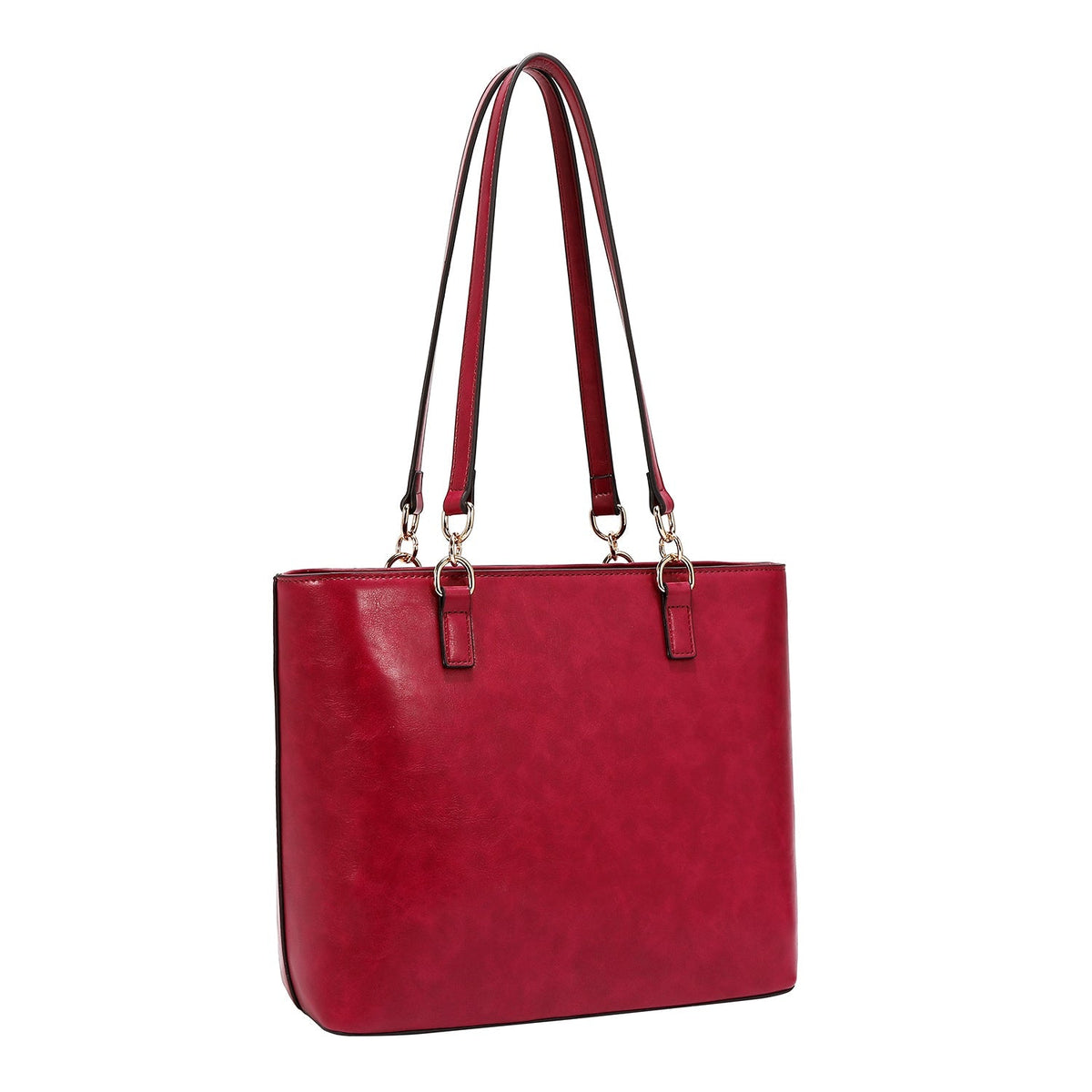 BOLSO TOTE CON COSTURAS (ROSA)