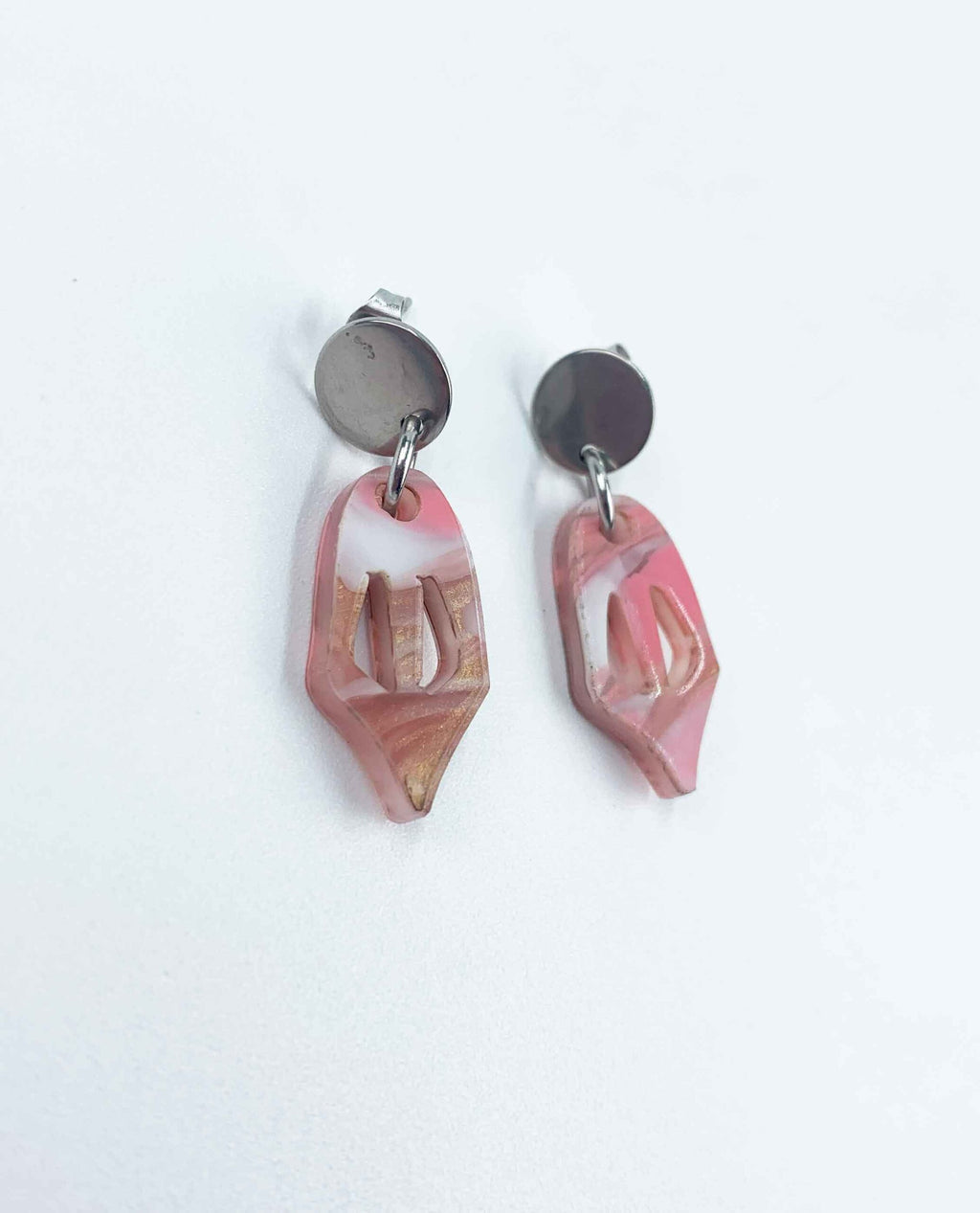 Pendientes cara rosa-0