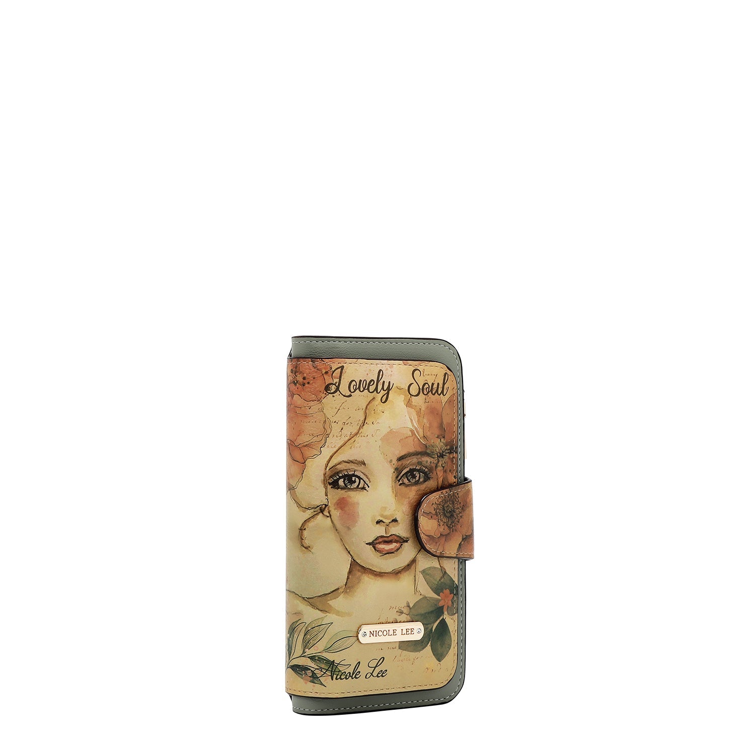 CARTERA PLEGABLE EN CAPAS (REFLECTION OF LOVE)