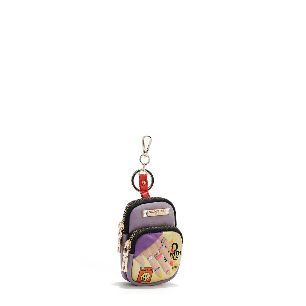 LLAVERO MOCHILA MINI MANDY (NAIL POLISH)