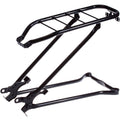 Steco rear rack with stand 24 black