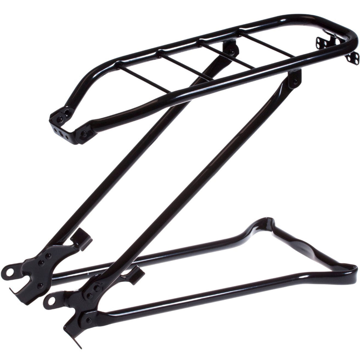 Steco rear rack with stand 24 black