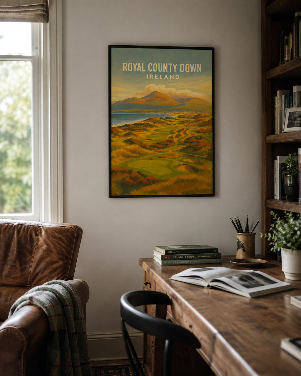 Royal County Down Golf Poster – Northern Ireland Golf Art